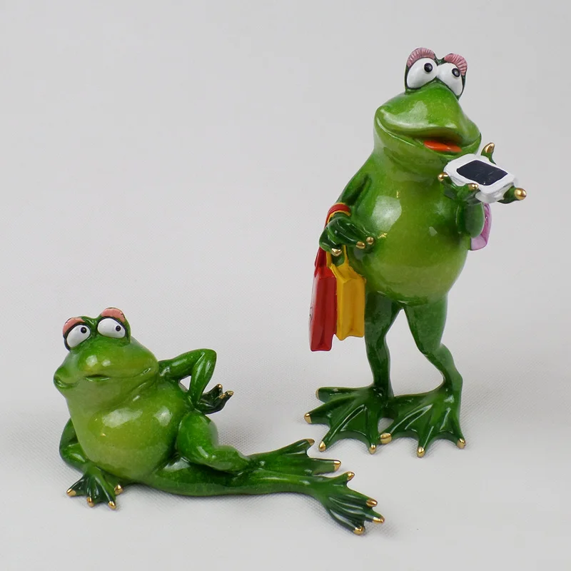Buy Resin Frog Figurines Sexy Modern Home Sculpture