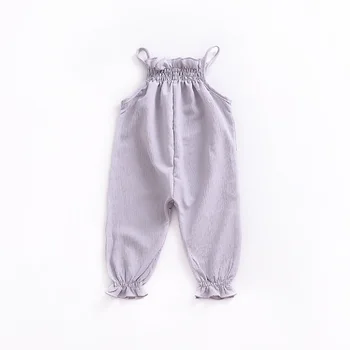 

Summer Fashion Toddler Baby Girl Clothes Strap Romper Jumpsuit Sleeveless Solid Sunsuit Outfits