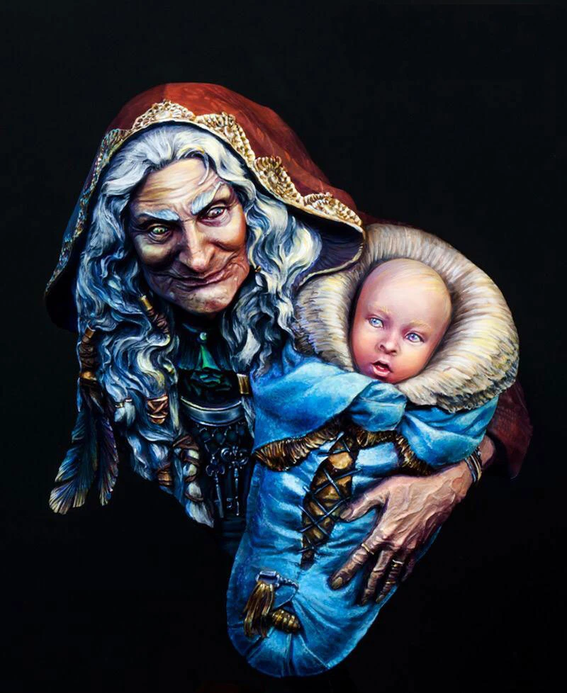 1/10 Lady of Avaion бюст новая модель из смолы миниатюрная фигурка разборка Неокрашенная