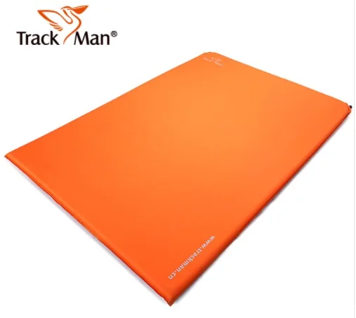 Trackman 2 شخص في الهواء الطلق تضخيم الذات وسادة النوم التخييم خيمة حصيرة السفر مقاوم للرطوبة حصيرة 3 سنتيمتر/4 سنتيمتر سميكة نزهة فراش