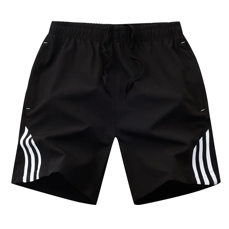 LBL Summer Mens Shorts Streetwear Men's Sportswear Casual Boardshort Man Short Masculino Side Stripe bodybuilding Shorts Men 8XL