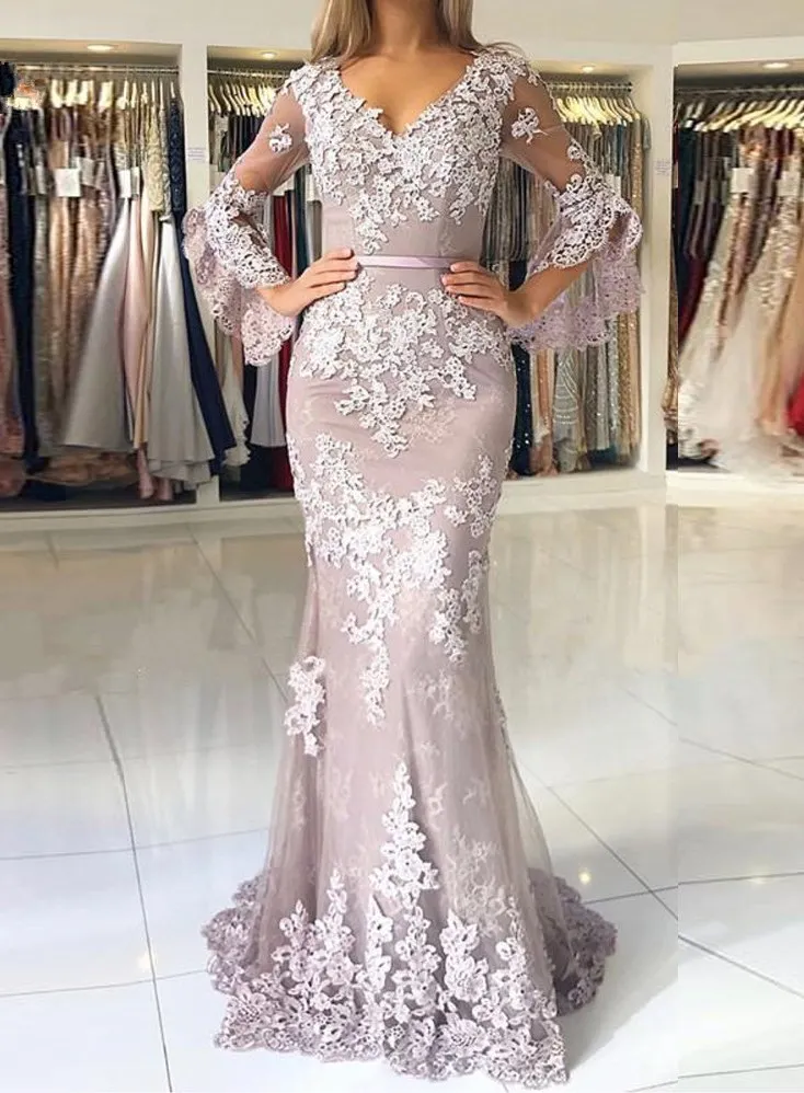 New 2019 Glamorous Sweetheart Spaghetti Straps Mermaid Evening Dresses Elegant Lace Appliques Prom Party Dresses Formal Dresses New 2019 Glamorous Sweetheart Spaghetti Straps Mermaid Evening Dresses Elegant Lace Appliques Prom Party Dresses Formal Dresses