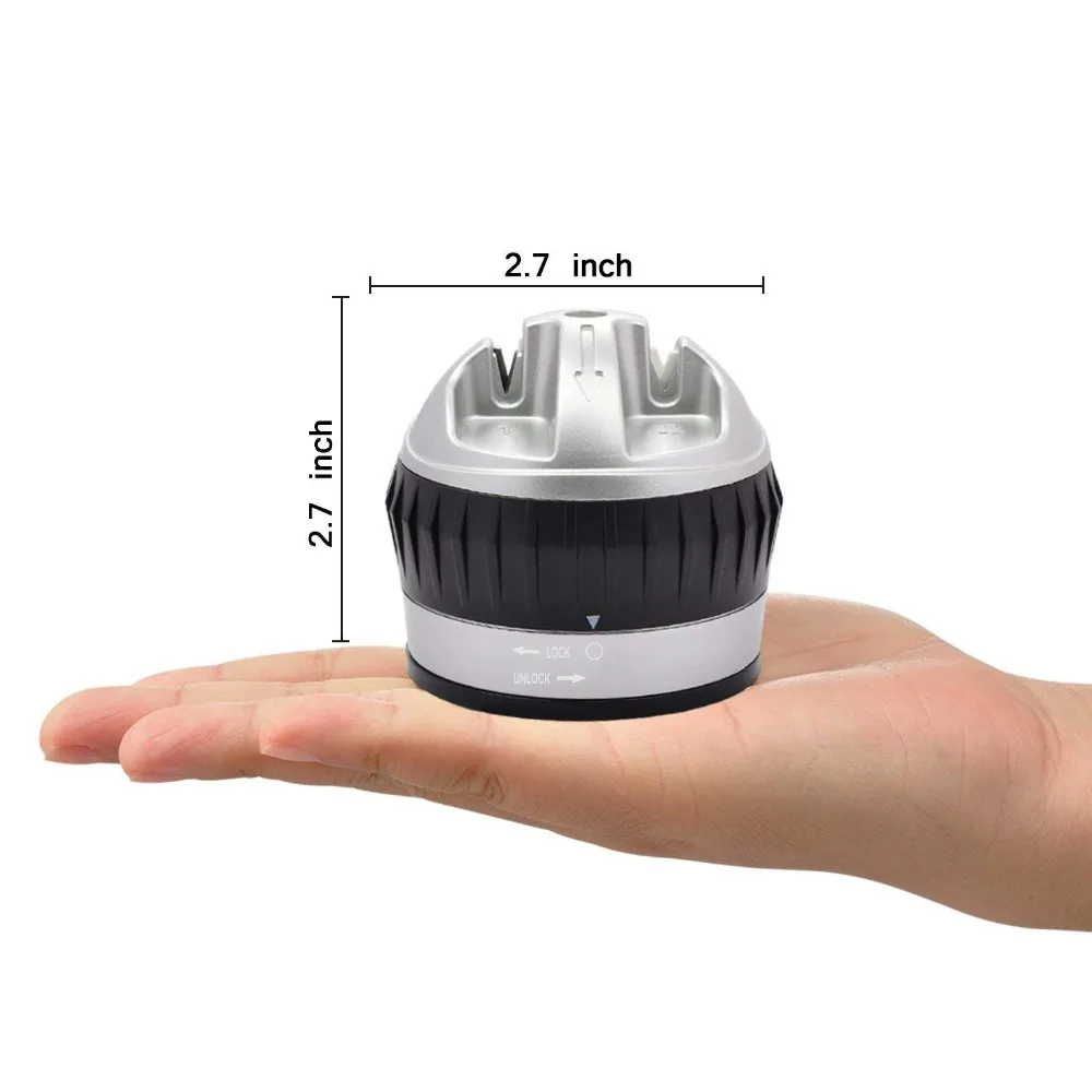 Newest 2 Stage Coarse Fine Sharpening Wheel System Easy Safe To Use Manual Kitchen Knife Sharpener With Suction Pad Sharpeners Aliexpress