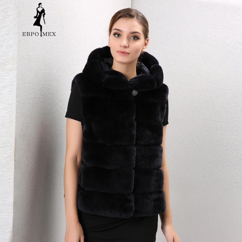 Blue autumn and winter women real fur rex rabbit jacket Fashion style rex rabbit fur coat Down jacket style fur Blue autumn and winter women real fur rex rabbit jacket Fashion style rex rabbit fur coat Down jacket style fur