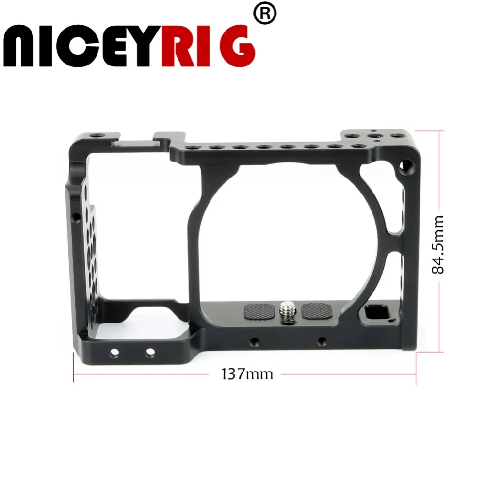 NICEYRIG чехол для камеры SONY A6400 A6500 A6300 A6000 облегченный встроенный Холодный башмак