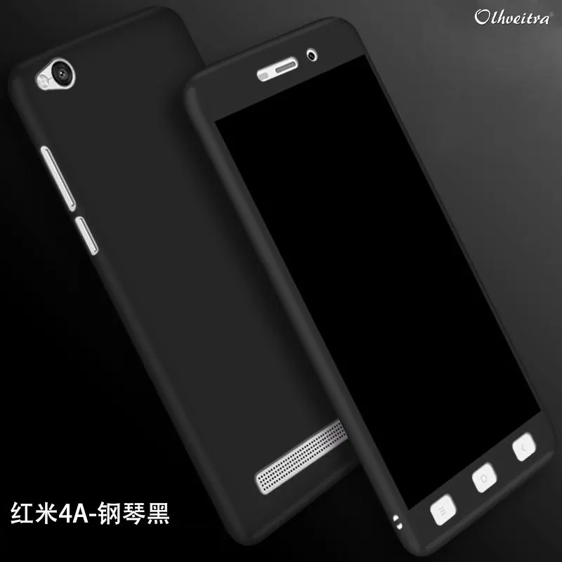 360 Полное покрытие для Xiaomi Redmi 4A 5A чехол защитный Fundas аксессуары + с пленкой из