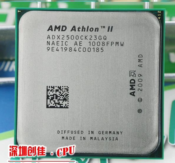 Процессор AMD Athlon II X2 250 3,0 ГГц AM3 938-pin 65 Вт Двухъядерный 2 м кэш 45 нм настольный процессор разбитые кусочки