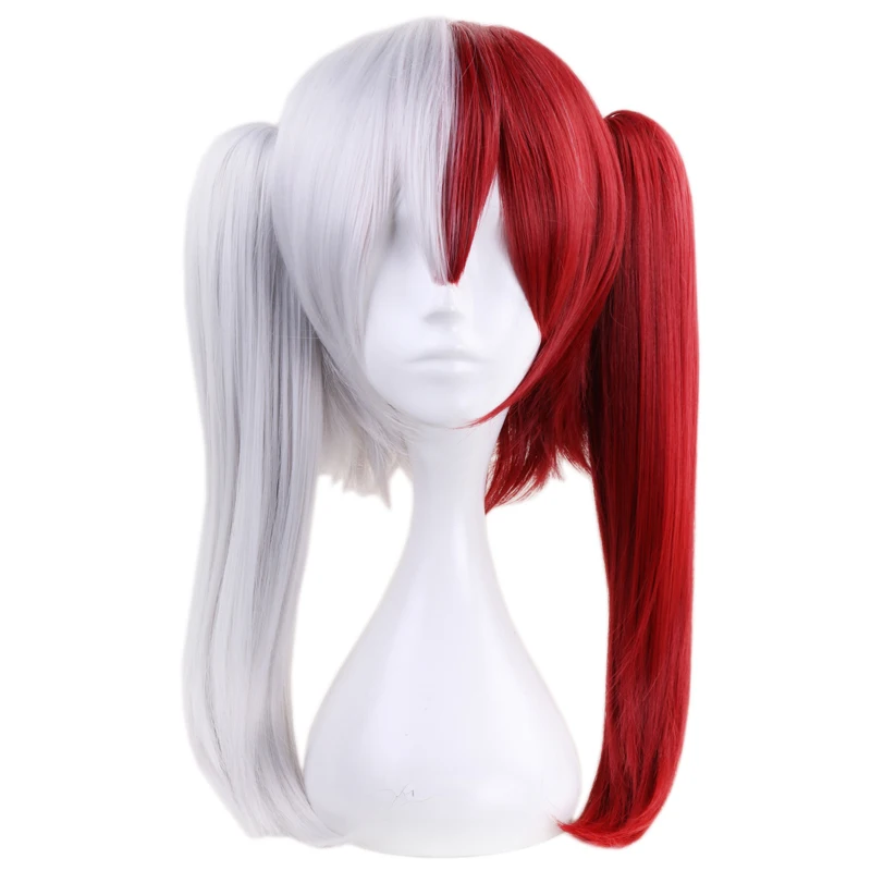 Парик My Hero Academia Todoroki Shoto карнавальный костюм Boku no женские пучки синтетических
