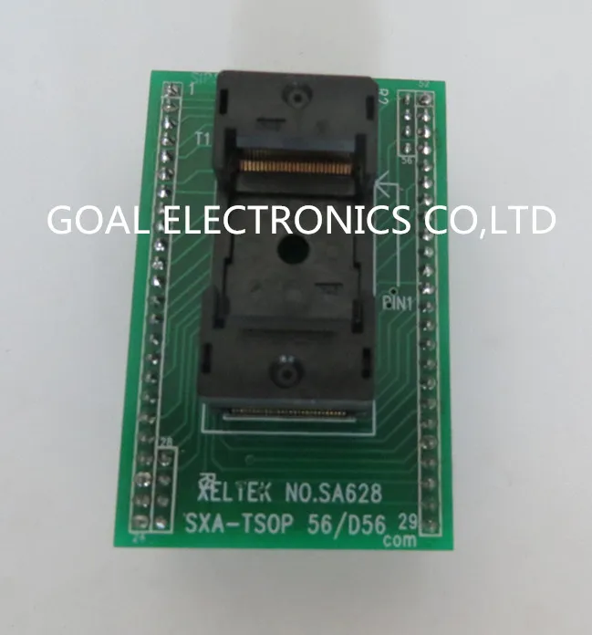 New IC test base adapter burn bridge transformation turn TSOP56 DIP48 SA628-B102 ic burn lqfp80 seat adapter v850es kf1 80gc test