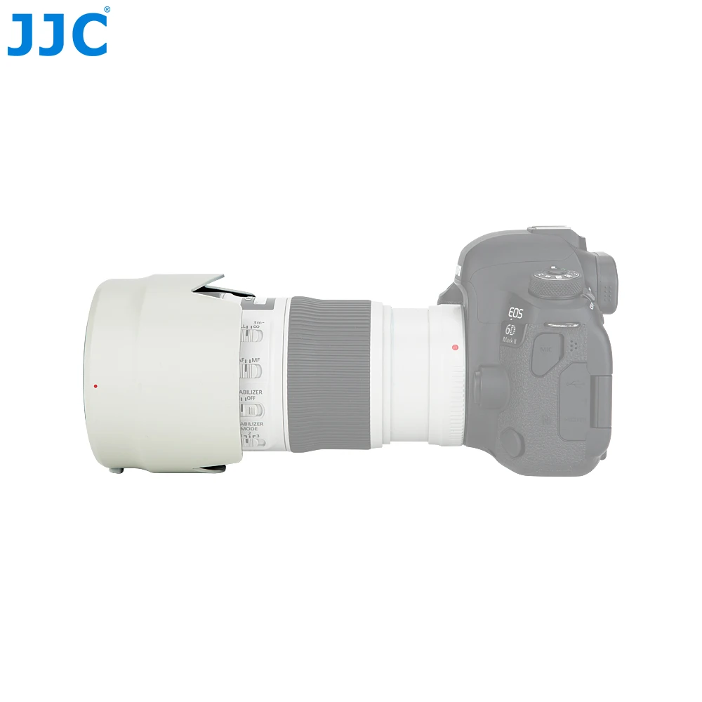 JJC LH-78B белая бленда для объектива Canon EF 70-200 мм f/4L IS II USM заменяет ET-78B позволяет поставить 72 мм фильтр и крышку объектива