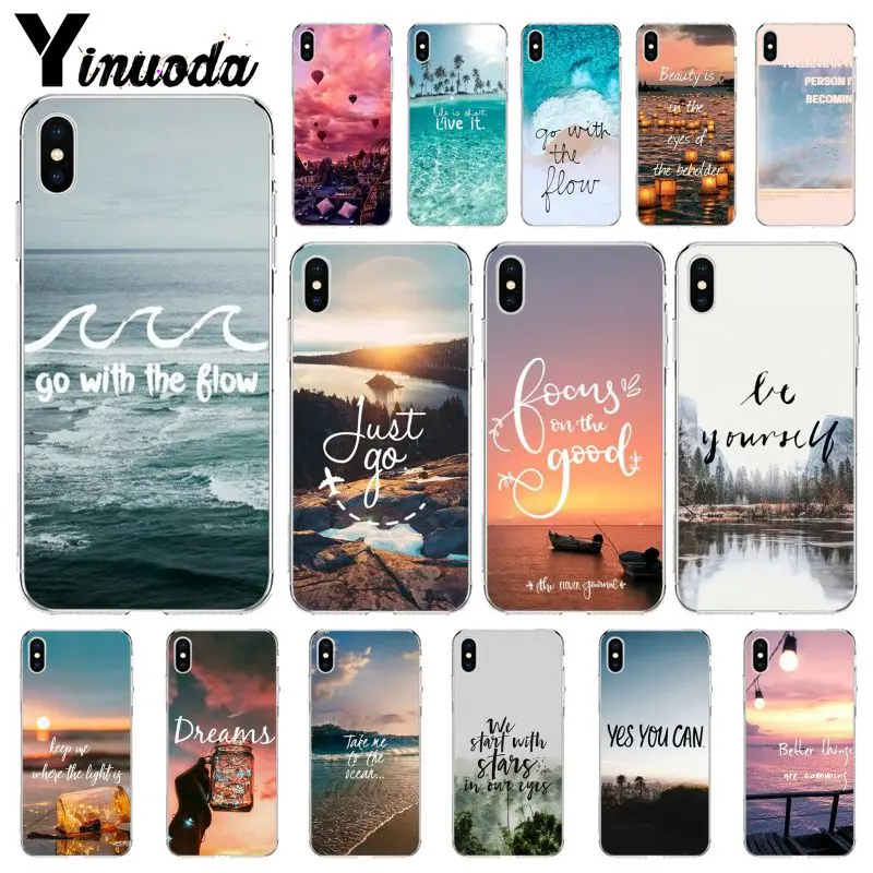 Чехол для телефона Yinuoda Far mountain sea с воздушным шаром и легкой печатью на заказ iPhone 8