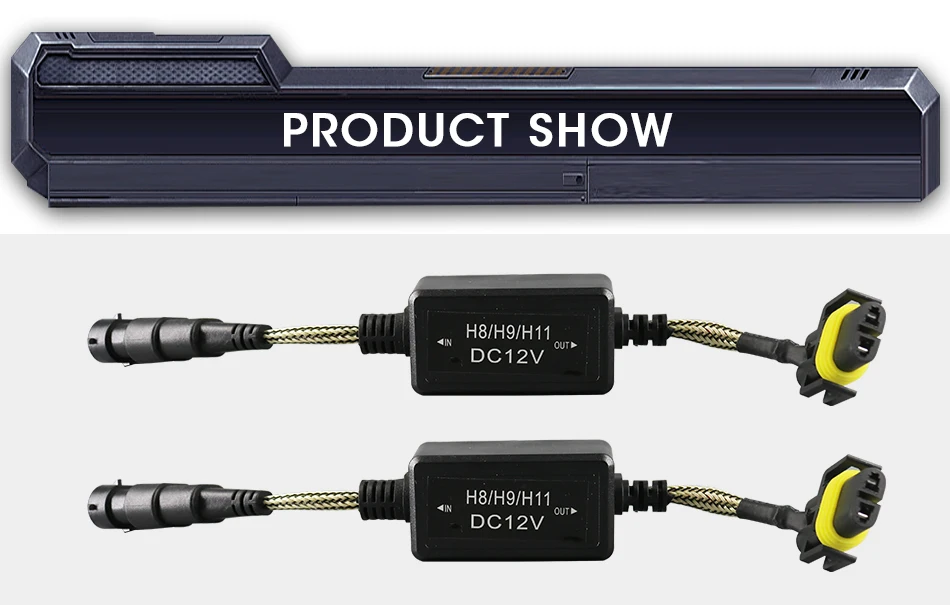 3 hlxg HB3 HB4 H4 H8 H11 H3 H1 H7 LED Headlight Decoder CANBUS EMC Canceller Capacitor Anti-flicker Error Free Auto Accessories