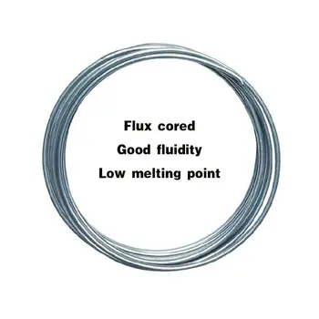

Aluminum Repairing Welding Rods WE53 Flux Cored Low Temperature Brazing Wire 10pcs 500x1.6mm No Need Solder Powder