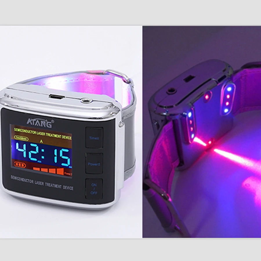 

ATANG red and blue laser watch for hypertension high blood fat
