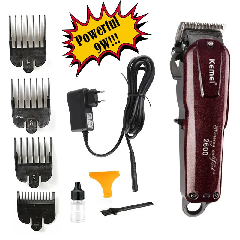 100-240V kemei professional hair clipper electric hair trimmer powerful hair...