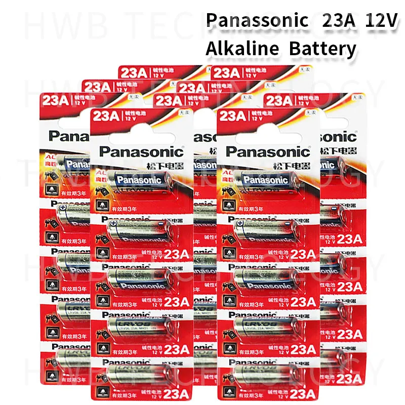 10 шт./лот 12 вольтовый Panasonic A23 23A Ультра щелочные батареи/сигнал тревоги батареи