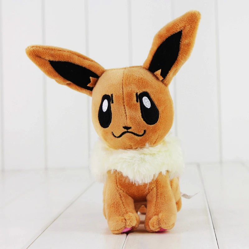 10 шт./лот 20 см Eevee плюшевые игрушки аниме Brinquedos Eevee Симпатичные кукла для детей