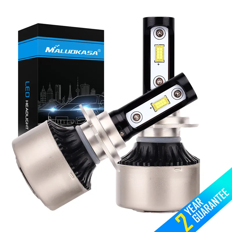 Goedkoop MALUOKASA 2 stks Auto Koplamp H7 LED H4 LED H11 9006 HB4 9005 HB3 90 W Pair 20000LM set 12 v 24 v Auto Koplamp Mistlamp Hi lo Lamp
