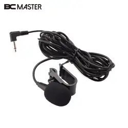 Bcmaster 3.5 мм разъем мини клип на внешний микрофон с галстуком рубашка с воротником клип автомобильный DVD Радио microfono