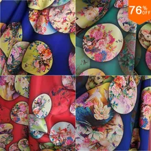 3 ярда Топ Мода картина маслом стиль печати Повседневное платье лучшее качество ткань осень лето новая одежда из ткани чехол Luixurious