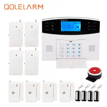 Russian/Spanish voice prompt Intercom SIM GSM Wireless Alarm System APP control Smart Home Burglar Security Alarm System Kit