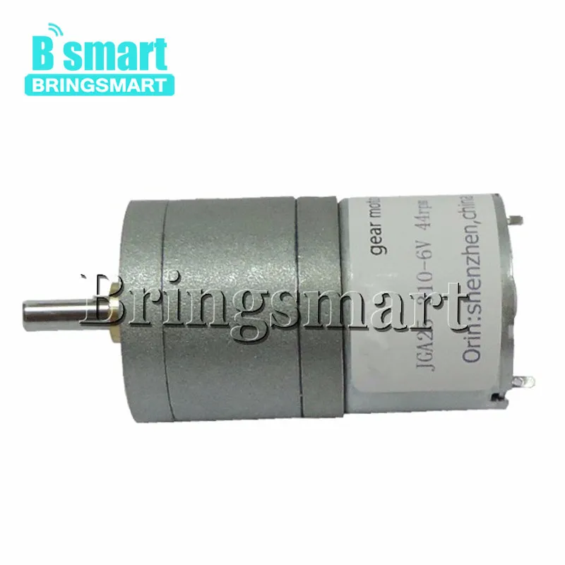 

Bringsmart JGA25-310 Diameter 25mm Micro Reduction DC Gear Motor 12V Gearbox Reduction Reversible Parts DIY
