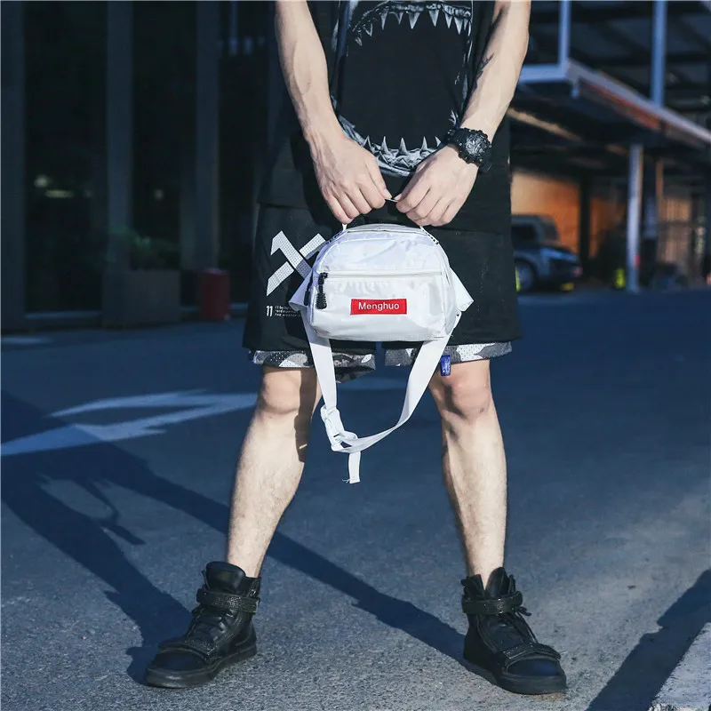 Menghuo Brand New Leisure Fanny Waist Pack Women Shoulder Belly Men Belt Handbags Female Crossbody Handbag Fanny Pack Waist bagIMG_5837