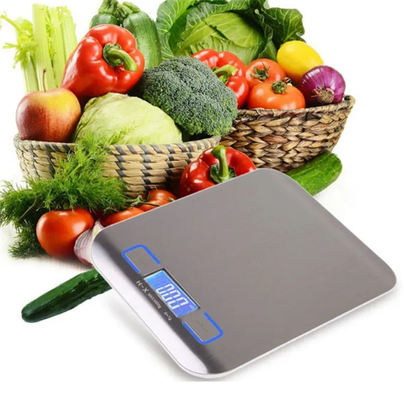 Cheap Digital Scale Stainless Steel 11 LB / 5000g Kitchen Scales Cooking Measure Tools