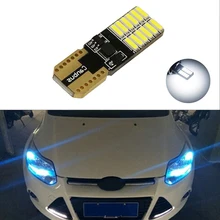 1х Canbus Автомобильный светодиодный T10 W5W 24LED парковочный свет для Ford Focus 2 1 Fiesta Mondeo 4 3 Transit Fusion Kuga Ranger Mustang KA S-max