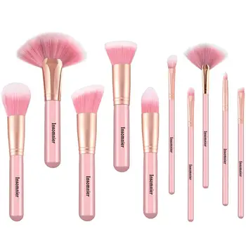 

New 10 PCS Professional Makeup Brushes Fan-shaped Brush Foundation Powder Eye Shadow Brush Eye Makeup Brushes Kit