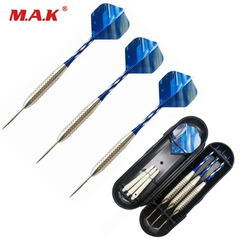 New 2 Color 3 pcs 22g Needle Dart Aluminum Shafts PET Flight Iron Barrel Steel Tip Hard Dart for Indoor Game Activity 1set archery eva dart boards protector surround 18 inches indoor dart game accessory