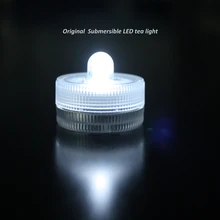 Распродажа Свадебные украшения прямая сделка 50 шт. Кнопка батарея работает супер яркий погружной светодиодный свет для свадьбы Рождественский Декор