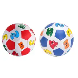 13 см ребенок дошкольного образования Малый игрушки, мячи небольшой алфавита номер обучения звон мини-мяч ребенок игрушки случайный