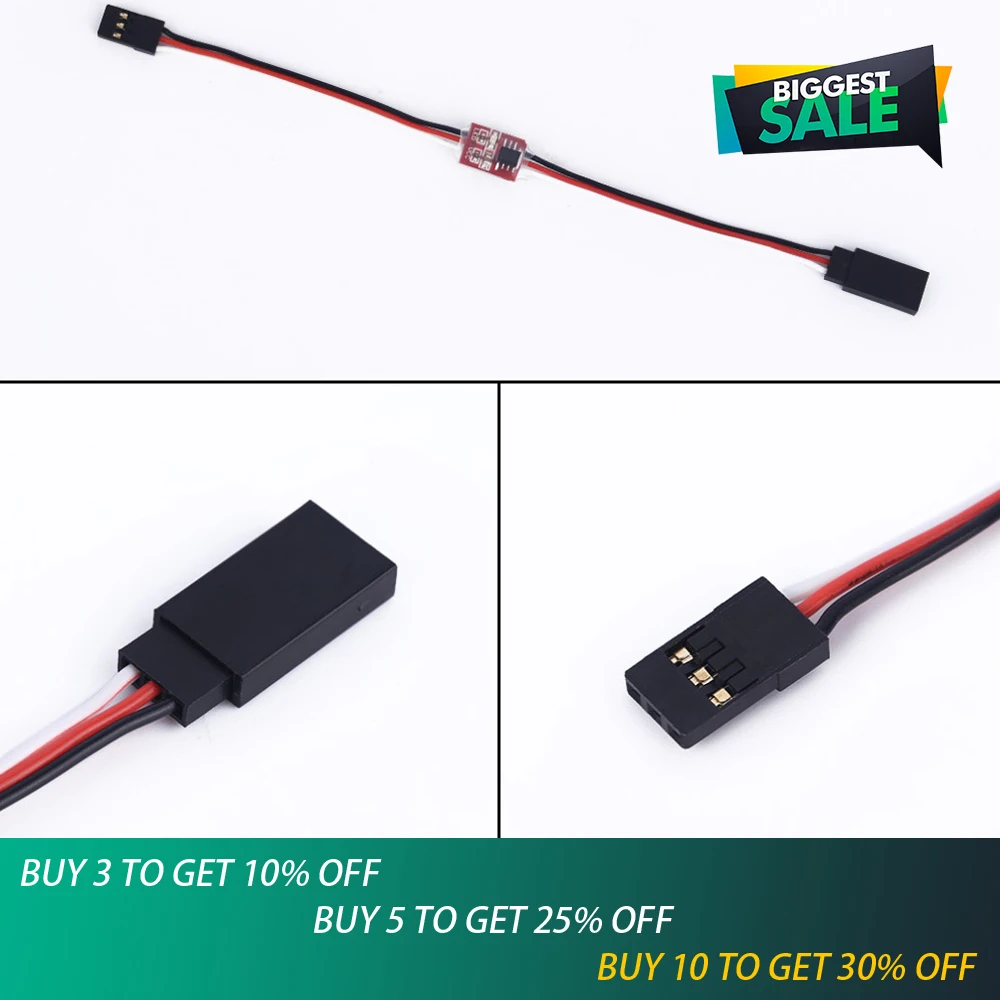 

1pcs 5-6V Steering Gear Slow Reducer Delay Module for Remote Control Aircraft