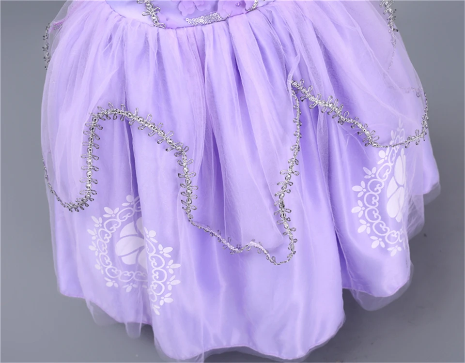 Kids Girls Princess Sofia Dress Rapunzel Dresses Ball Gown Long Party Dress Children Clothing Kids Halloween Cosplay Costume fancy baby dresses