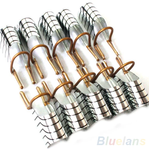 

10Pcs Nail Art Reusable UV Gel Acrylic French Tips Extension Guide Forms Tips