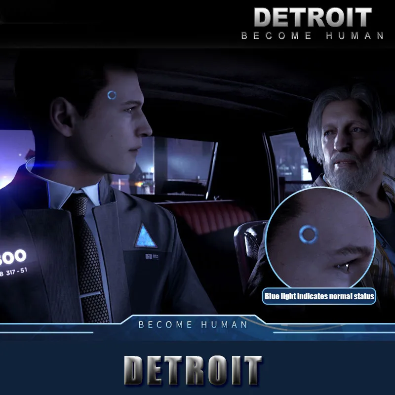 Detroit: Become Human Cosplay LED Props - Connor RK800 Temple Wireless Light, Kara State LED Scintillation Lamp image 2