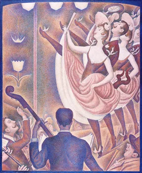 

Scenery canvas painting landscape mural prints masterpiece reproduction Le Chahut By Georges Seurat