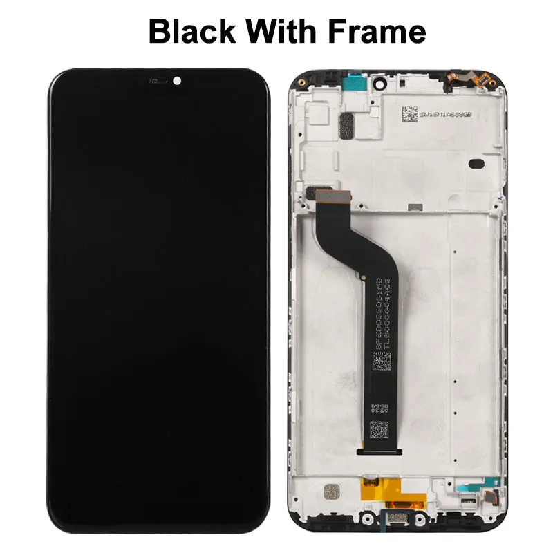 Для Xiaomi Mi a2 Lite ЖК-дисплей+ сенсорный экран дигитайзер стеклянная панель Замена ЖК-экран для Xiaomi Mi a2 Lite ЖК-дисплей - Цвет: Black With Frame