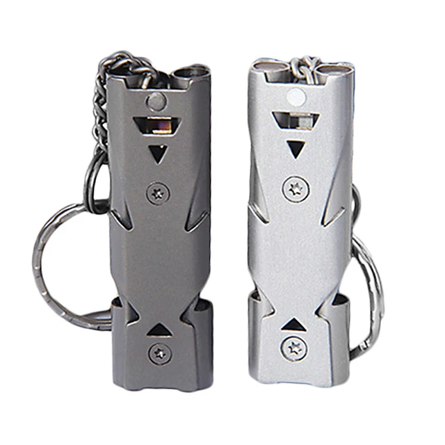 Aluminum High-frequency Emergency Survival Whistle