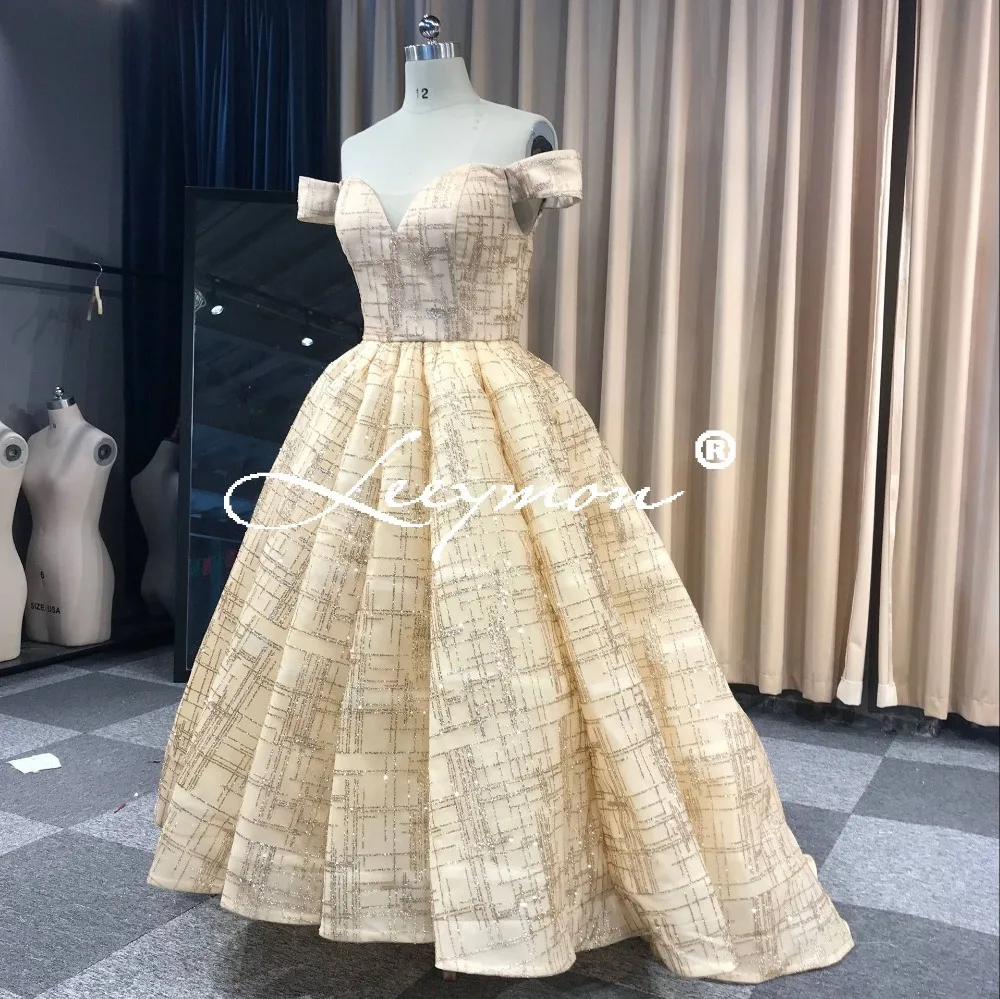 Robe De Soiree золото с блестками вечернее платье, с вырезом лодочкой бальное платье вечернее длинное официальное плиссированное платье