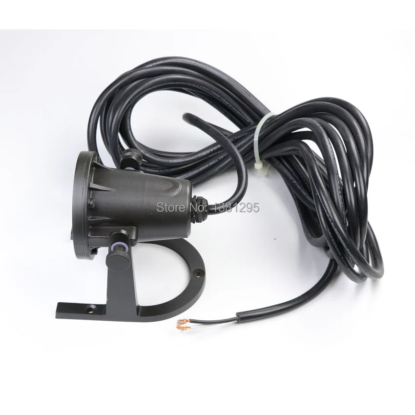 Литая латунь LED подводный пруд Свет IP68 MR16 AC12V водопад бассейн свет Открытый Мини