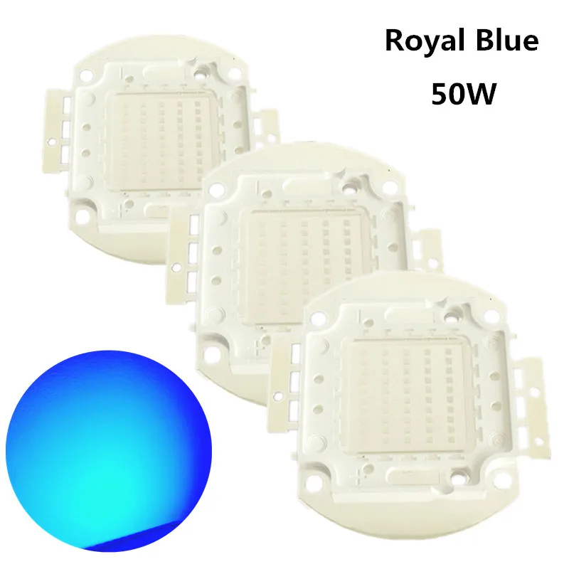 50W Royal Blue Color 445 450NM High Power LED Lamp Light For Plant Grow