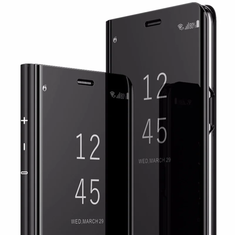 Зеркальный чехол книжка для Xiaomi Mi 8 SE с полным покрытием A1 A2 Lite MIX2 Redmi 6A Note 6 Pro 5 Plus 5A