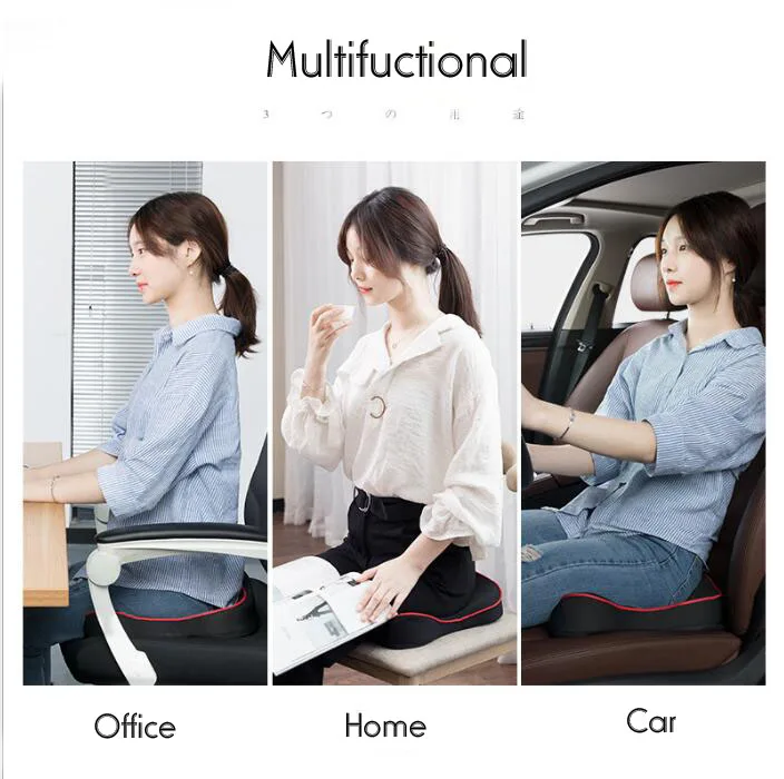 Cheap Premium Memory Foam Seat Cushion Coccyx Orthopedic Car Office Chair Cushion Pad for Tailbone Sciatica Lower Back Pain Relief