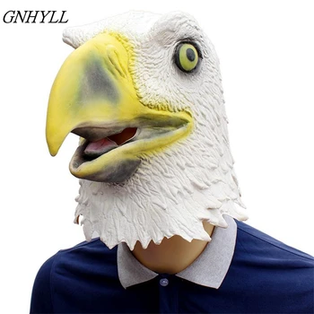 

GNHYLL Animal Head Mask Adult Mask Halloween Cosplay Animal Headgear latex Eagle Mask Cosplay for Party cosplay