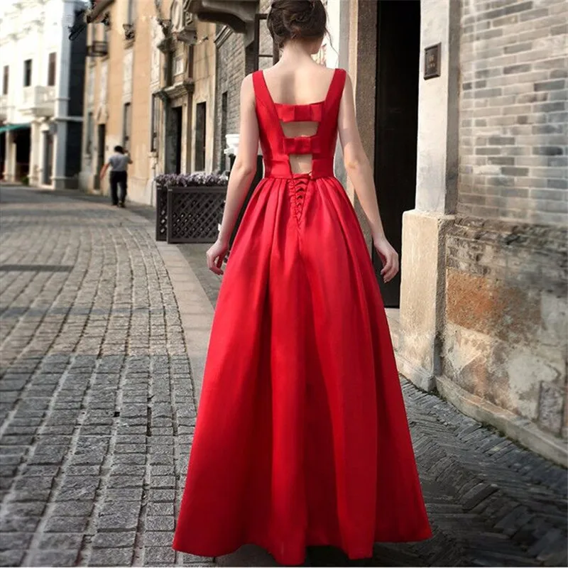 Sexy Women Vintage Maxi Club Dress Red Bandage Long Dress Party Multiway Bridesmaids Convertible Infinity Robe Longue Femme 20186