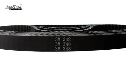 

HTD348-3M Teeth 116 Width 10mm 15mm 20mm 25mm 30mm Length 348mm HTD3M 3483M Rubber Timing Transmission Belt