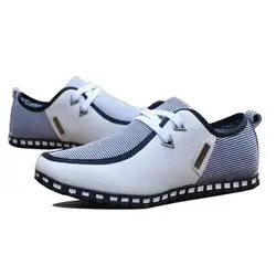 2018 новая весна и осень трендовые мужские туфли молодежь обувь в Корейском стиле Обувь на платформе на низком каблуке спортивные туфли