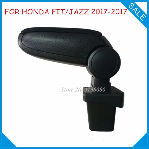 

Free Shipping FOR HONDA NEW JAZZ/FIT 2014-2017 ARMREST,Car Interior Accessories Parts Center Console Box Arm Rest Storage box